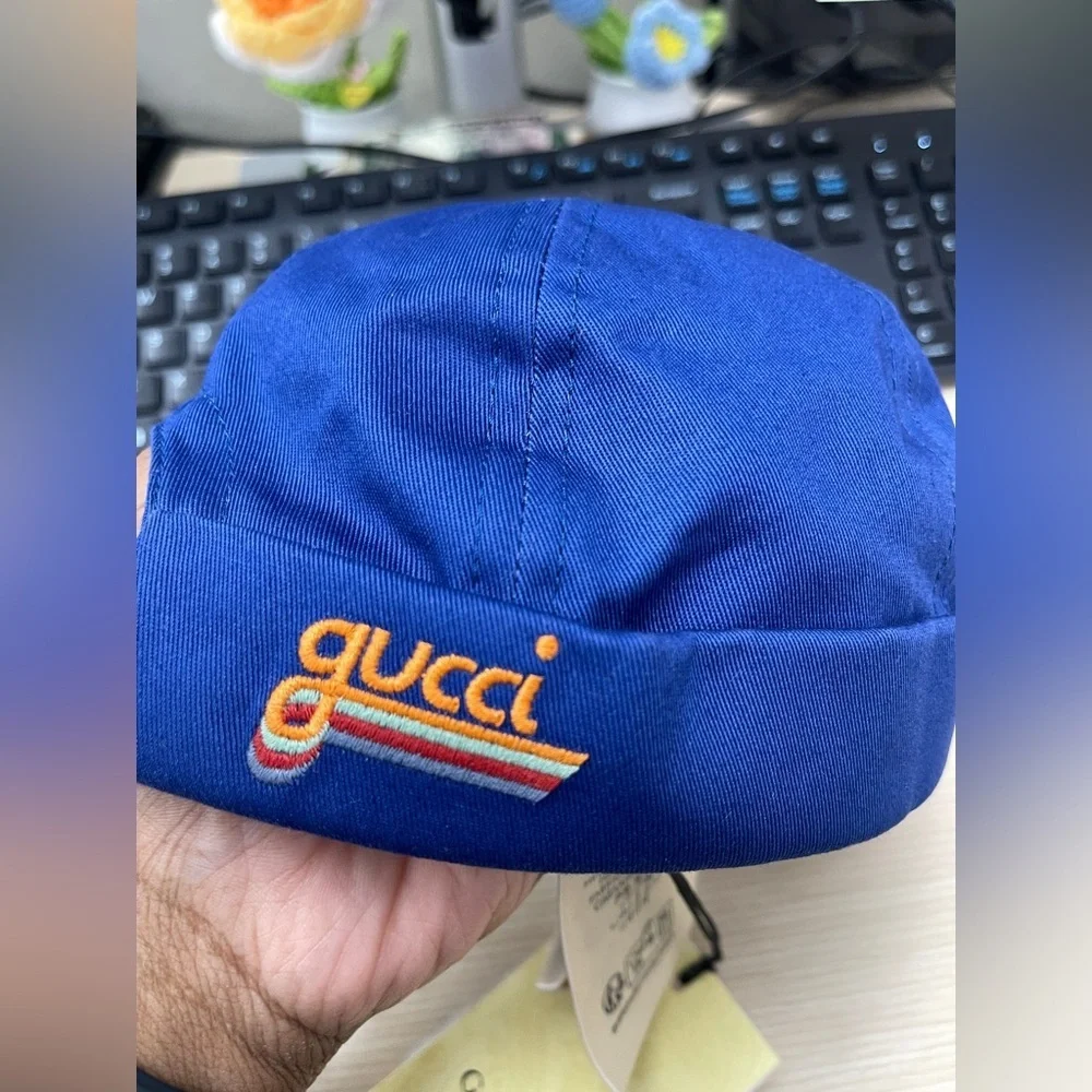 Gucci Retro Brimless fitted Cap 🧢 NWT & COA RARE